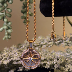 Golden Compass + Rope Set