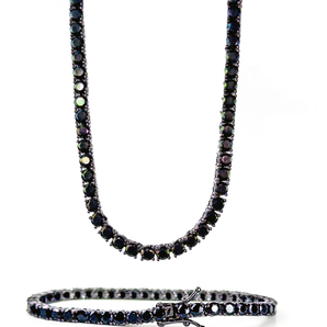 The Black Tennis Set