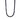 The 3mm Tennis Necklace in Black