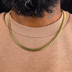 The 5mm 14k Cuban Link Necklace