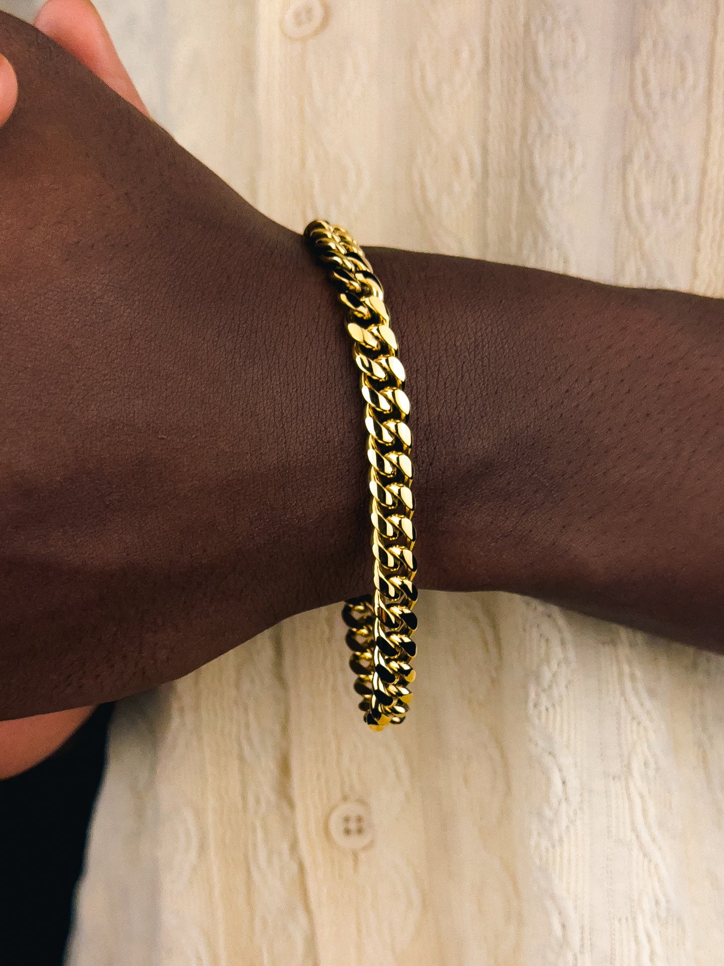 The 8mm Flat Cuban Link Bracelet