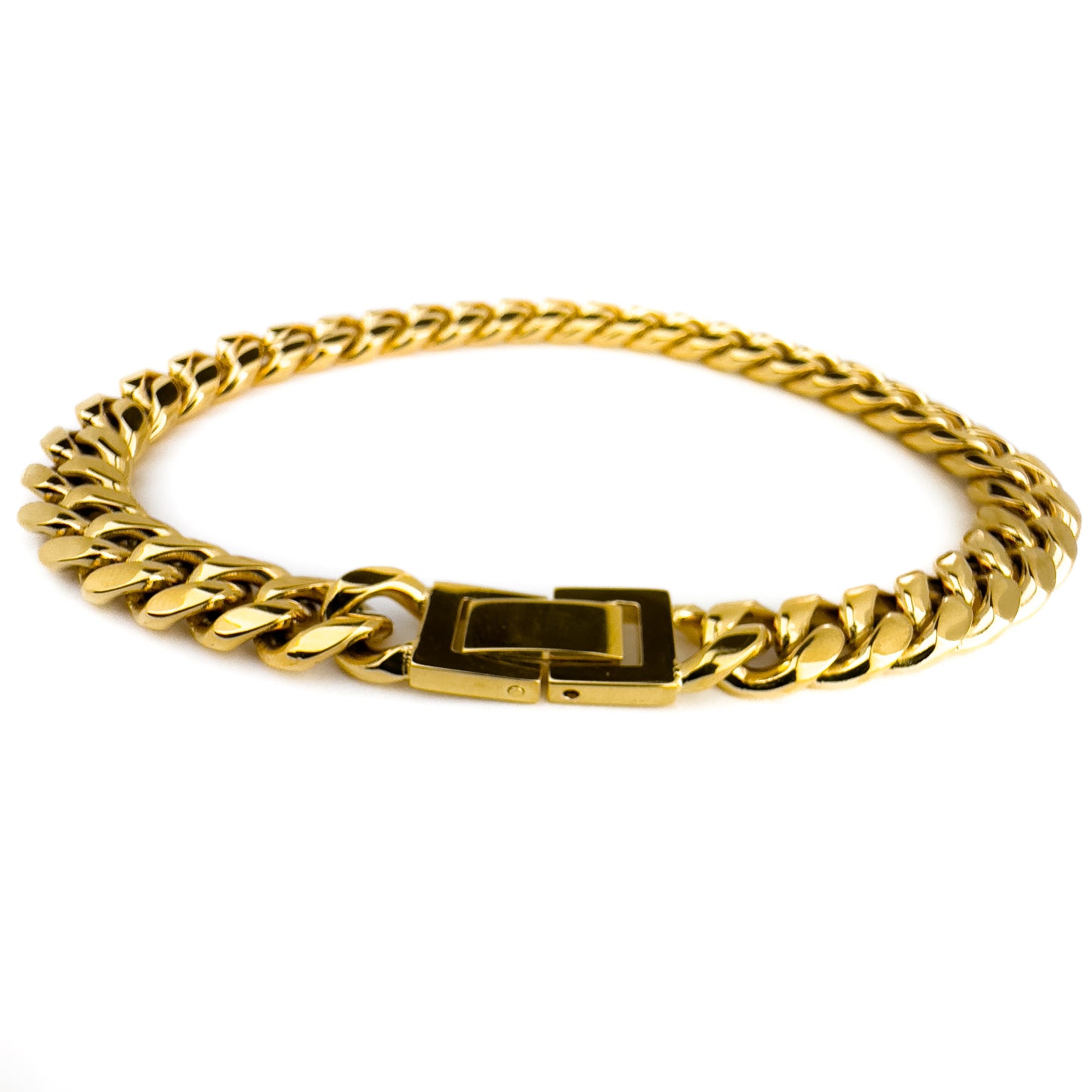 The 8mm Flat Cuban Link Bracelet