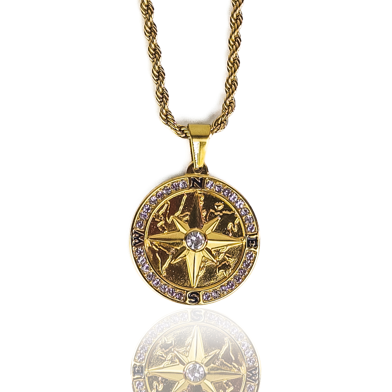 Golden Compass + Rope Set