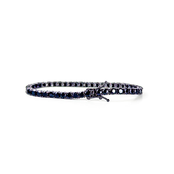 The 3mm Tennis Bracelet in Black